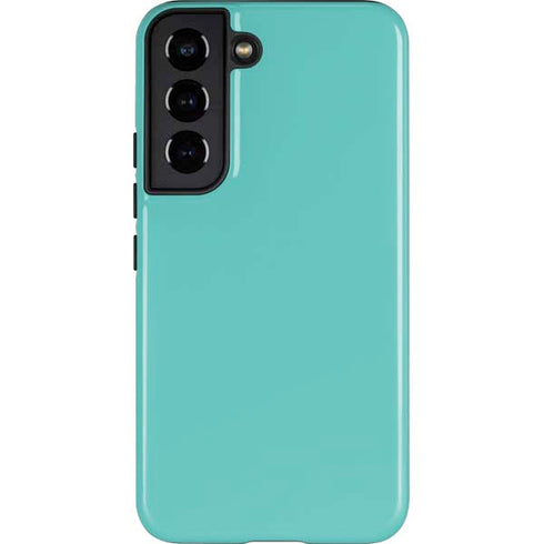 Turquoise Blue Solid Galaxy S22 Pro Case