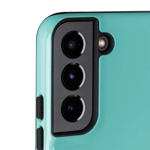 Turquoise Blue Solid Galaxy S22 Pro Case