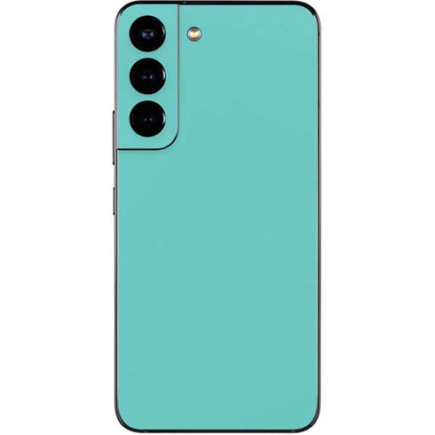 Turquoise Blue Solid Galaxy S22 Skin