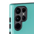 Turquoise Blue Solid Galaxy S22 Ultra Pro Case
