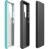 Turquoise Blue Solid Galaxy S22 Ultra Pro Case