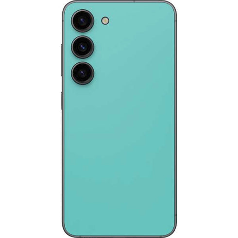 Turquoise Blue Solid Galaxy S23 Skin