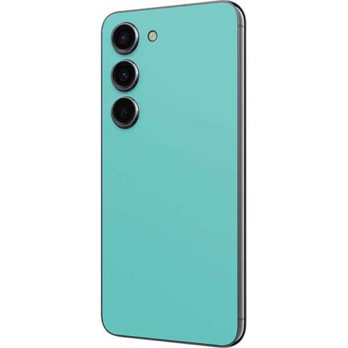 Turquoise Blue Solid Galaxy S23 Skin