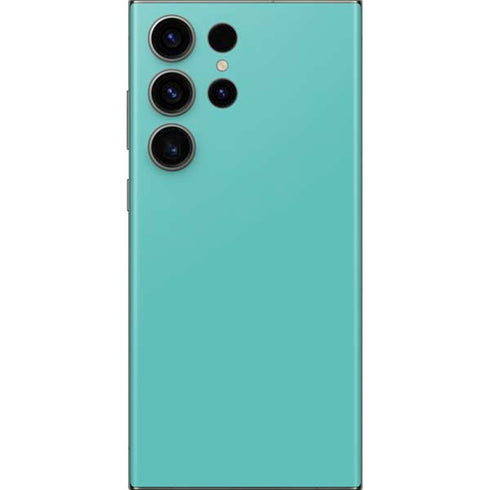 Turquoise Blue Solid Galaxy S23 Ultra Skin