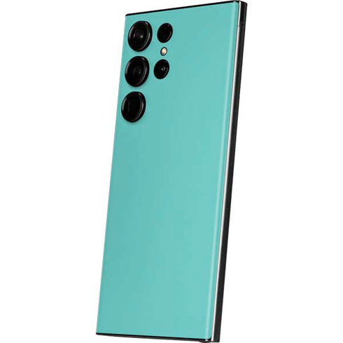 Turquoise Blue Solid Galaxy S23 Ultra Skin