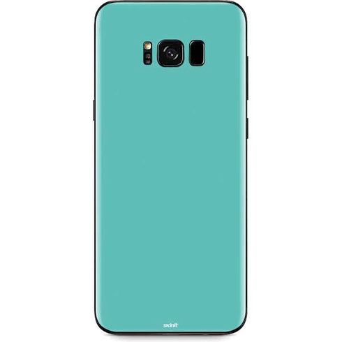 Turquoise Blue Solid Galaxy S8 Skin