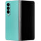 Turquoise Blue Solid Galaxy Z Fold4 5G Skin