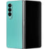 Turquoise Blue Solid Galaxy Z Fold4 5G Skin