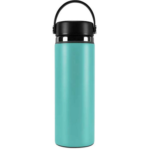 Turquoise Blue Solid Hydro Flask 20oz Wide Mouth Skin