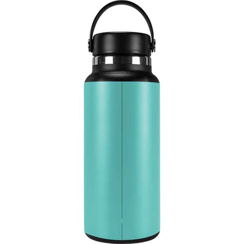Turquoise Blue Solid Hydro Flask 32oz Wide Mouth Skin