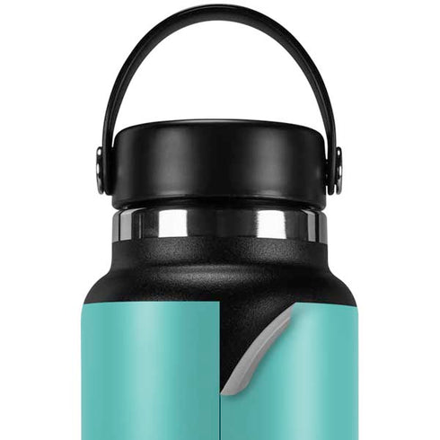 Turquoise Blue Solid Hydro Flask 32oz Wide Mouth Skin