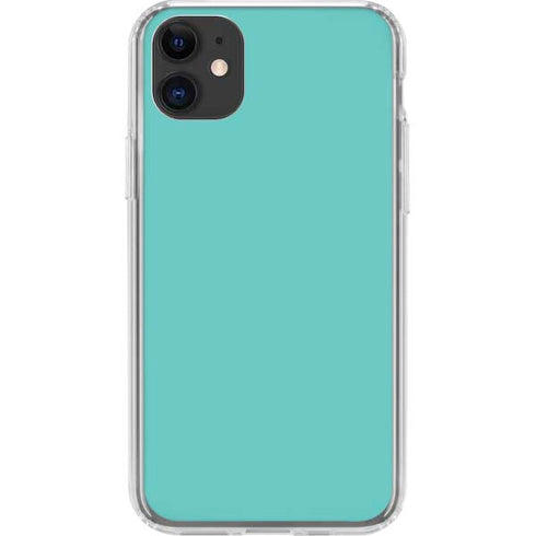Turquoise iPhone 11 Clear Case
