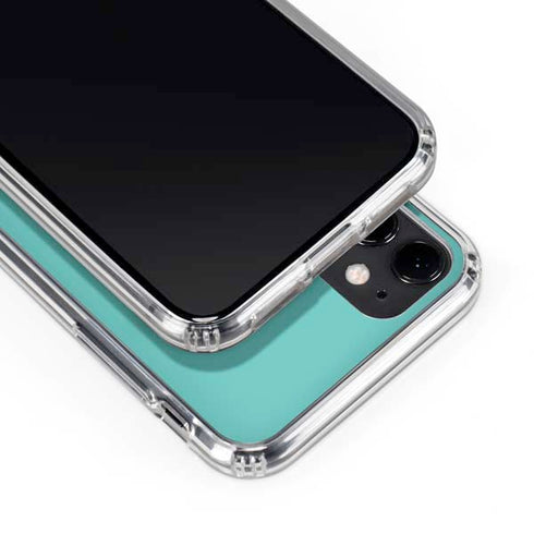 Turquoise iPhone 11 Clear Case