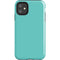 Turquoise Blue Solid iPhone 11 Impact Case