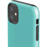 Turquoise Blue Solid iPhone 11 Impact Case