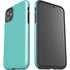 Turquoise Blue Solid iPhone 11 Impact Case