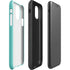 Turquoise Blue Solid iPhone 11 Pro Max Impact Case