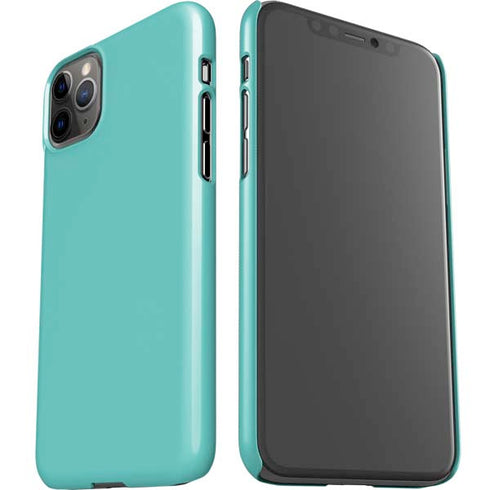 Turquoise Blue Solid iPhone 11 Pro Max Lite Case