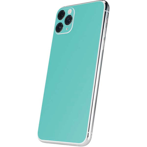 Turquoise Blue Solid iPhone 11 Pro Max Skin