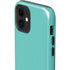 Turquoise Blue Solid iPhone 12 Impact Case