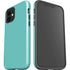 Turquoise Blue Solid iPhone 12 Impact Case