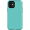 Turquoise Blue Solid iPhone 12 Mini Impact Case