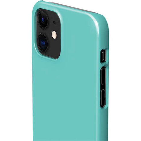 Turquoise Blue Solid iPhone 12 Mini Lite Case