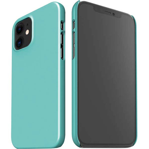 Turquoise Blue Solid iPhone 12 Mini Lite Case