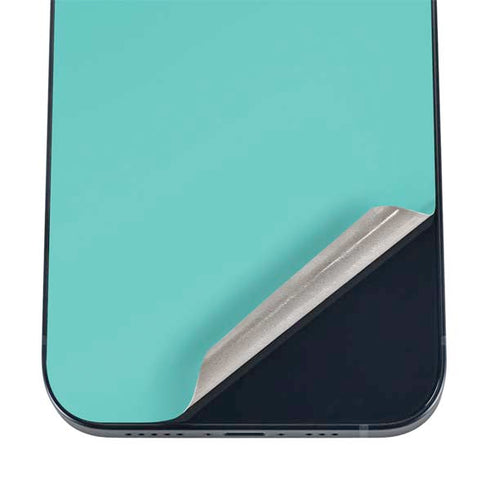 Turquoise Blue Solid iPhone 12 Mini Skin