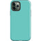 Turquoise Blue Solid iPhone 12 Pro Impact Case