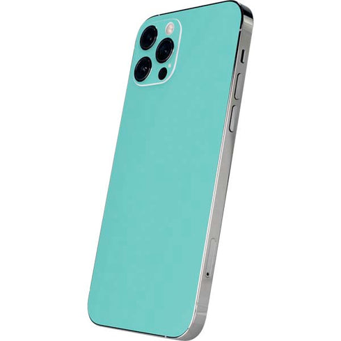 Turquoise Blue Solid iPhone 12 Pro Skin