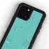 Turquoise Blue Solid iPhone 12 Pro Waterproof Case