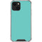 Turquoise Blue Solid iPhone 13 Clear Case