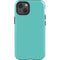Turquoise Blue Solid iPhone 13 Impact Case