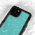 Turquoise Blue Solid iPhone 13 Mini Waterproof Case