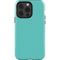 Turquoise Blue Solid iPhone 13 Pro Impact Case