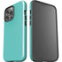 Turquoise Blue Solid iPhone 13 Pro Max Impact Case