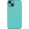 Turquoise Blue Solid iPhone 13 Skin