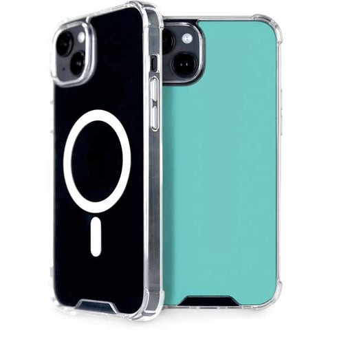 Turquoise Blue Solid iPhone 14 MagSafe Case