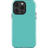 Turquoise Blue Solid iPhone 14 Pro Impact Case
