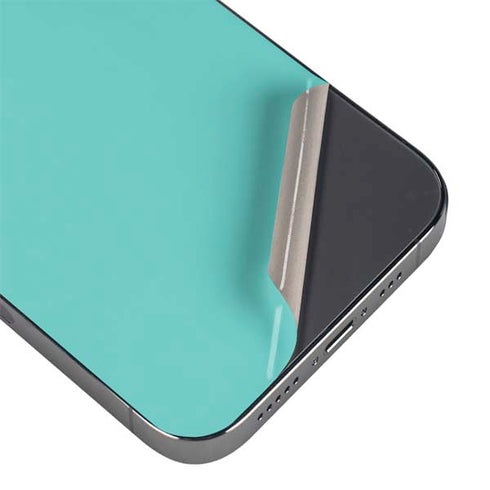 Turquoise Blue Solid iPhone 14 Pro Max Skin