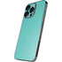 Turquoise Blue Solid iPhone 14 Pro Skin