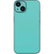 Turquoise Blue Solid iPhone 14 Skin