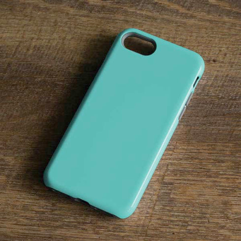 Turquoise Blue Solid iPhone 8 Pro Case