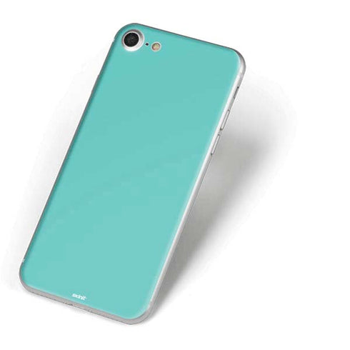 Turquoise Blue Solid iPhone 8 Skin