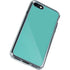 Turquoise Blue Solid iPhone SE (2nd & 3rd Gen) Clear Case