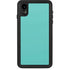 Turquoise Blue Solid iPhone XR Waterproof Case