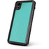 Turquoise Blue Solid iPhone XR Waterproof Case