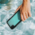 Turquoise Blue Solid iPhone XR Waterproof Case