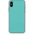 Turquoise Blue Solid iPhone XS Skin